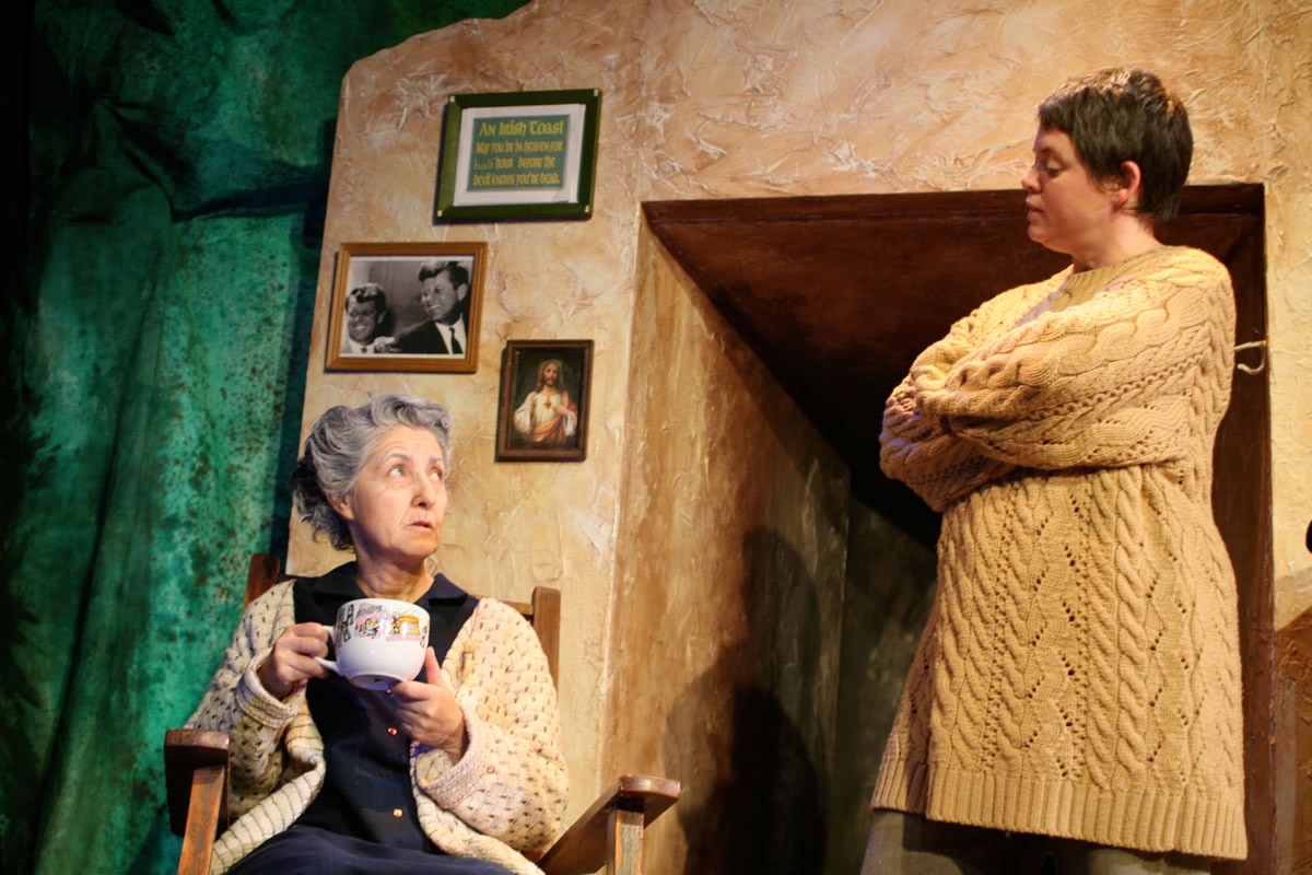 Katherine O'Sullivan as Mag Folan in The Beauty Queen of Leenane with Lisa Shaheen(2006)