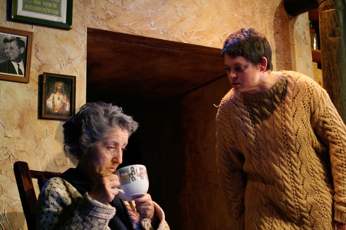 Katherine O'Sullivan as Mag Folan in The Beauty Queen of Leenane, with Lisa McLogan Shaheen (2006)